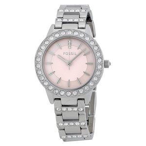 Glitz Stainless Steel Fossil Watch